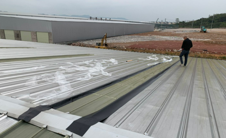 清江浦厂房屋面防水维修案例